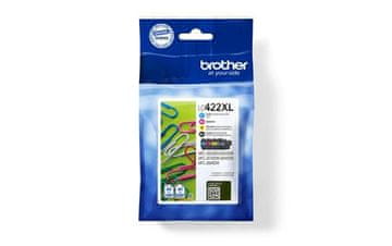 Brother Kartuša s črnilom Brother LC422XL HY VAL BP - MIN 4 kosi, LC422XLVALDR