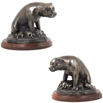 Artdog Rotvajler II - pasja figurica, pisarniška figurica, pokal za pasjo razstavo Art-Dog