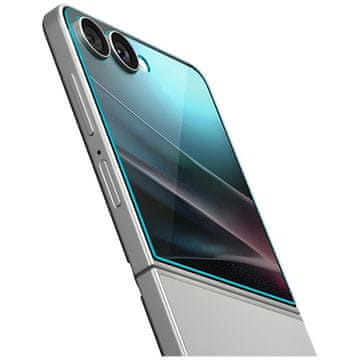 Spigen Kaljeno steklo za Galaxy Z Flip7 Spigen 9H, 2 kosa, enostavna namestitev, trd okvir