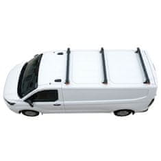 shumee Strešni nosilec za VW Transporter T6 2015-2024, točkovni nosilec, črn, 3 drogovi