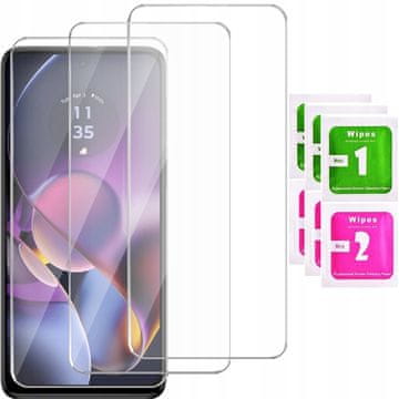 shumee 3x kaljeno steklo za zaščitno folijo za zaslon Motorola Moto G54 9H komplet 3 kosov