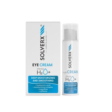 shumee Solverx Deep H2O+ globinsko vlažilna krema za oči za suho in dehidrirano kožo 15 ml