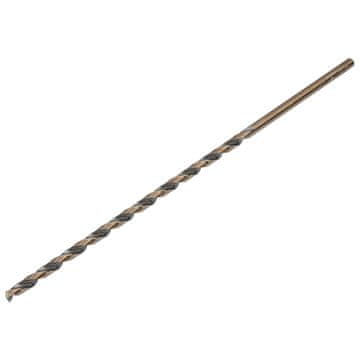 shumee Dolg sveder ZA kovino, lito železo, kovino HSS-G črne in zlate barve 10,5 x 265 mm