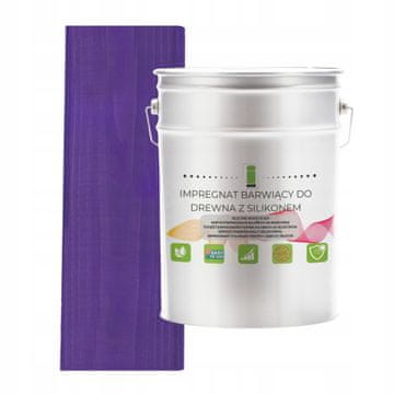 shumee Impregnacija lesa s silikonskim voskom, vijolična, hidrofobna, 2 v 1, 5 l, D100