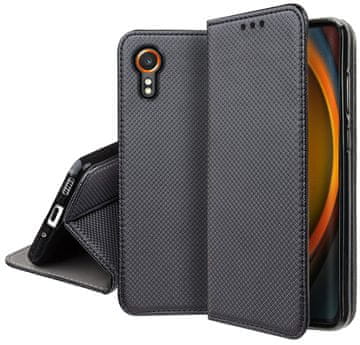 shumee Ovitek za Samsung Galaxy xcover 7 pametni magnetni ovitek za knjigo zaprt + steklo