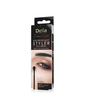 DELIA Delia Cosmetics barva za obrvi Eyebrow Expert, oblikovalnik obrvi 1.0, črna, 11 ml