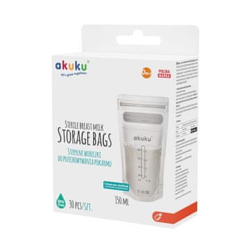 AKUKU Akuku Sterilne vrečke za shranjevanje hrane (a0011) 150 ml 1 pakiranje - 30 kosov.