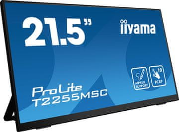 iiyama iiyama ProLite T2255MSC-B1 21,5-palčni FHD zaslon na dotik LED monitor črne barve