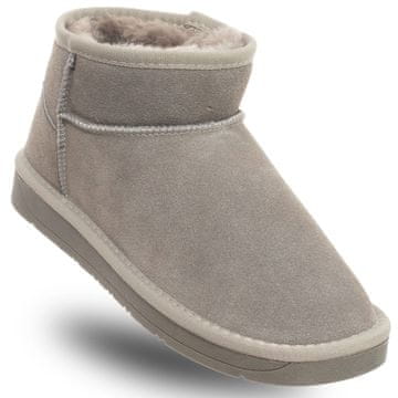 shumee Ženski usnjeni gležnjarji - solo soprani couture - SCW421P04/53 hugh LOW taupe 37