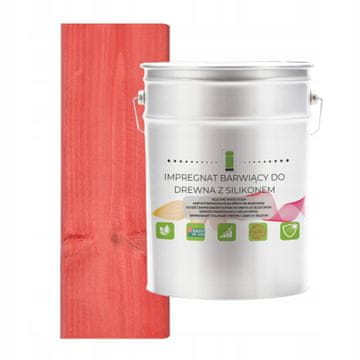 shumee Impregnacija lesa z voskom in silikonom, roza, hidrofobna, 2 v 1, 2,5 l, RAL 3027