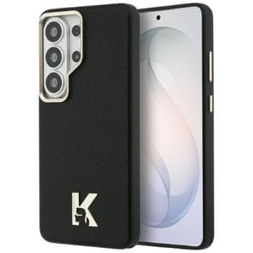 Karl Lagerfeld Ovitek Karl Lagerfeld K Metal Logo MagSafe za Samsung Galaxy S26 Ultra črne barve