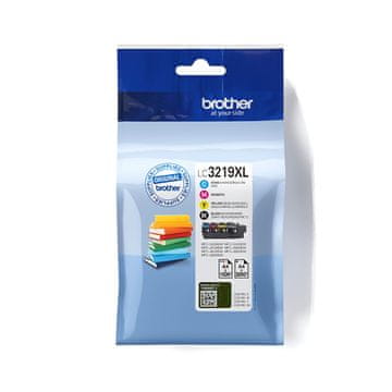 Brother Črnilne kartuše Brother LC3219XLVAL, 4 kosi, originalne črne/cian/magenta/rumene