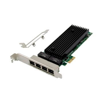 MicroConnect Omrežna kartica MicroConnect MC-PCIEX1-82576-Q PCIe x1 s štirimi priključki RJ45