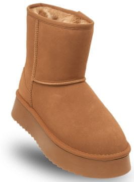 shumee Ženski usnjeni gležnjarji - solo soprani couture - SCW421P09/01 TIR platforma 38