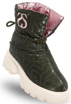 shumee Ženski čevlji solo soprani couture SCW428P59/02 snežno NIZKI najlon DK zelena 37