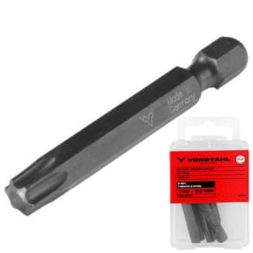 shumee Komplet udarnih nastavkov BIT torx torzijski-udarni 5-delni T10 x 50 mm Vorstahl