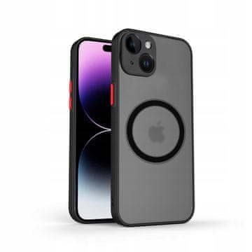shumee Ovitek za iPhone 14 Plus 14+ + 9H steklo ojačano 360° za prozorno ohišje MagSafe