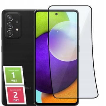 shumee Zaščitno steklo za Samsung Galaxy A52 / A52 5G / A52s / A52s 5G Hybrid, polno 5D
