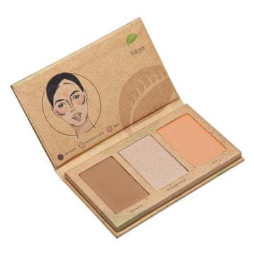 shumee Felicea Trio paleta treh naravnih senčil za konturiranje obraza 302 Medium 9,4 g