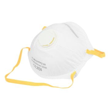 shumee Zaščitna maska za prah s polkrožnim ventilom FFP2, pakiranje 20 kosov. Vorstahl