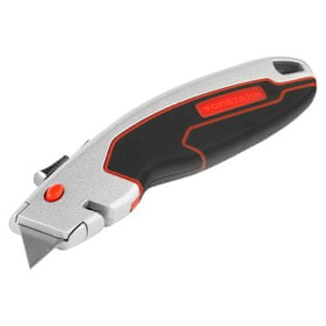 shumee Ročni nož iz aluminija, jekleno trapezno rezilo SK4, Vorstahl 59 x 19 x 0,61 mm