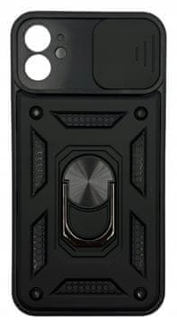 shumee Ovitek Defender Slide za iPhone 11, ojačan obroč, ojačana hrbtna stran + steklo