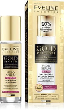 Eveline Eveline Gold Peptides mezoserum za aktivacijo mladosti kože 3v1 (moč 200) 30 ml