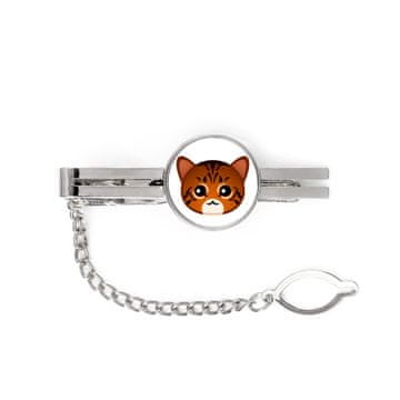 Artdog Maček Toyger - eleganten kovinski obesek za ključe kot darilo podjetja Art-Dog