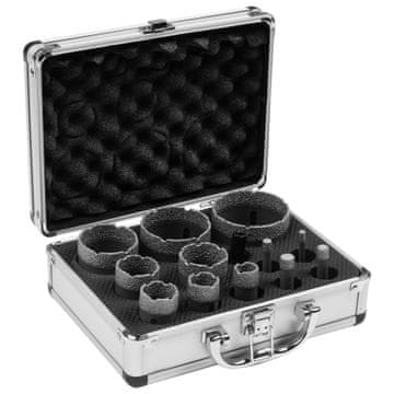shumee Komplet vakuumsko spajkanih diamantnih luknjastih žag M14 (komplet 12) 6-68 mm