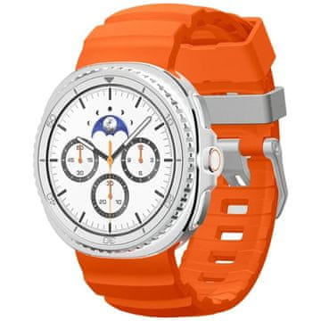 Spigen Pašček Spigen WBS2 za Samsung Galaxy Watch 8 / 8 Classic (40/44/46 mm) oranžen