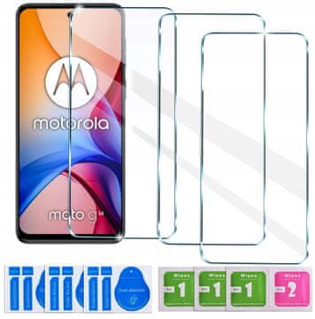 shumee 3x kaljeno steklo za Motorola Moto G54 5G | Power Edition 9H | komplet 3 kosov