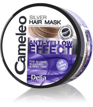 DELIA Delia Cosmetics Cameleo srebrna maska za lase proti rumenkastim madežem 200 ml