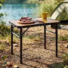 Artemis Zložljiva kamping miza, raztegljiva kamping miza, vrtna miza, 2 v 1, 60x40 cm