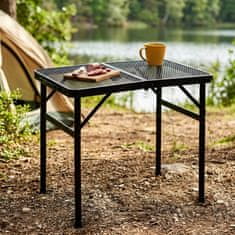 Artemis Zložljiva kamping miza, raztegljiva kamping miza, vrtna miza, 2 v 1, 60x40 cm
