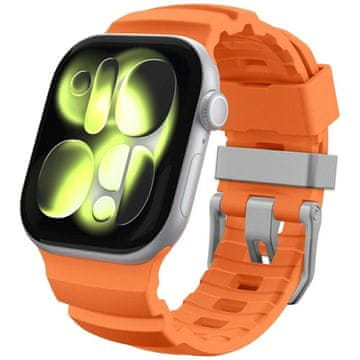 Spigen Pašček Spigen WBS2 za Apple Watch 8/9/10/11/SE/Ultra (44/45/46/49 mm) oranžen