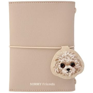 shumee Komplet 2 v 1 zvezka Nimmy New Big-Eye Cute Pets 2.0 + pisalo Dog rjave barve