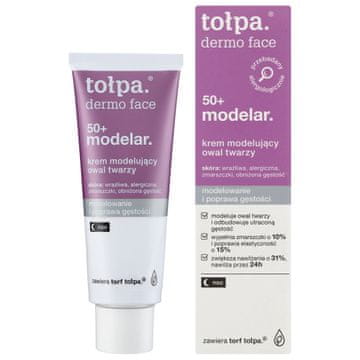 shumee Tołpa Dermo Face Modelar 50+ nočna krema za modeliranje ovalnega obraza 40 ml
