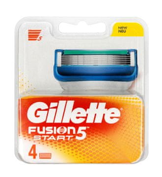 Procter Nadomestne rezila za moške britvice Gillette Fusion5 Start, 1 paket - 4 kosi.