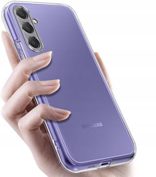 shumee Ovitek za Samsung Galaxy A17 5G brezbarven zadnji ovitek + kaljeno steklo 9H