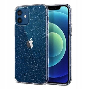 shumee Ovitek MagSafe za iPhone 14 Plus, bleščeč, prozoren, z bleščicami in steklom