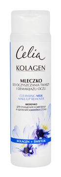 DAX Celia Collagen Series čistilno mleko za obraz in odstranjevalec ličil za oči