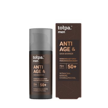 shumee Tołpa Men Anti Age&Skin Barrier 50+ krema proti gubam za krepitev kože 50 ml
