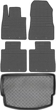 shumee Nissan Note II Hatchback od leta 2013 komplet - gumijaste avtotesnine + zaščitna preproga za prtljažnik