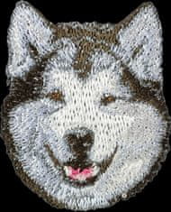 Artdog Aljaški malamut - našitek v obliki psa, vezeni našitek, edinstvena dekoracija nahrbtnika znamke Art-Dog
