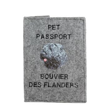 Artdog Flandrijski bouvier - etui za pasji potni list, ovitek za dokumente, darilo za potovanje znamke Art-Dog