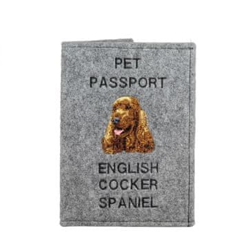 Artdog Angleški koker španjel - etui za pasji potni list, ovitek za dokumente, potovalno darilo znamke Art-Dog