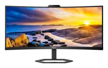 shumee Philipsov ukrivljeni monitor 34" VA 3440 x 1440, ultra širok, USB-C, višina/vhod 130 mm, 34E1C5600HE/00