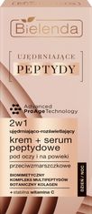 Bielenda Prof. Bielenda Firming Peptides učvrstitvena in posvetlitvena krema - peptidni serum 2v1 za oči in veke 15 ml