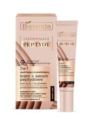 Bielenda Prof. Bielenda Firming Peptides učvrstitvena in posvetlitvena krema - peptidni serum 2v1 za oči in veke 15 ml