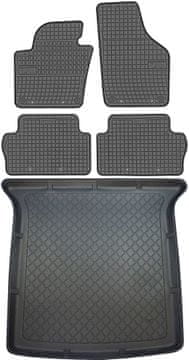shumee Seat Alhambra II VAN od 09.2010-2020 komplet - gumijaste avtotesnine + zaščitna preproga za prtljažnik